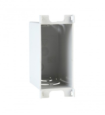 MGU8.601 Unica Basic/Class/Top, flush mounting box, 1m, 2 holes, grey, Schneider Electric